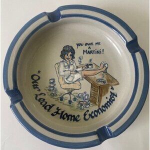 Vintage‎ Mid-Century Ceramic Ashtray by Lousiville Pottery  Rare Design!